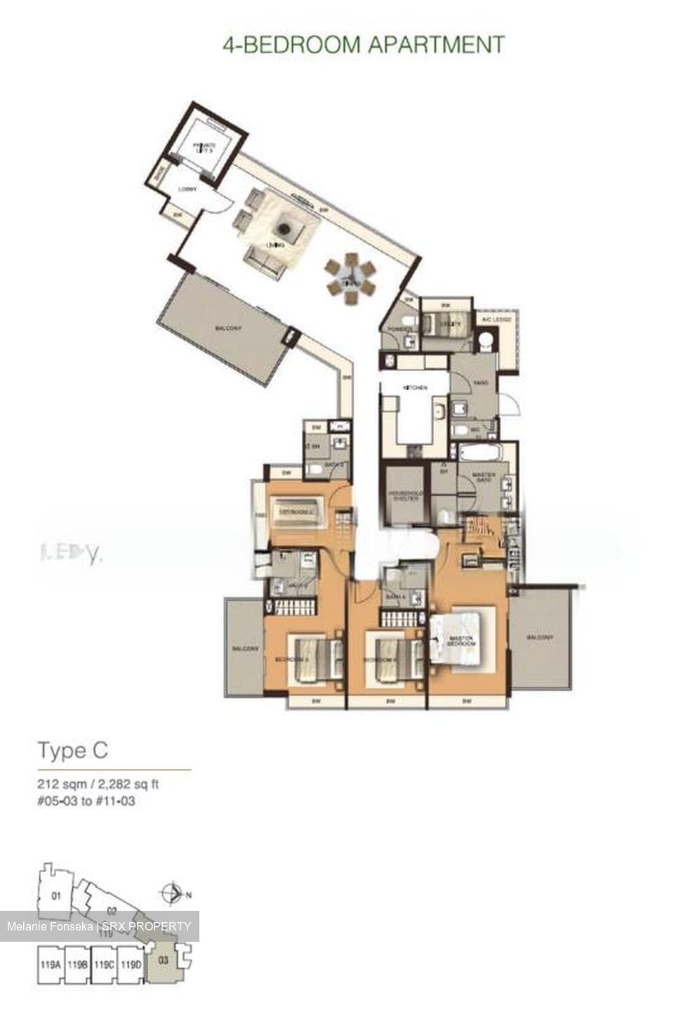 RESIDENCES AT EMERALD HILL (D9), Apartment #604348501